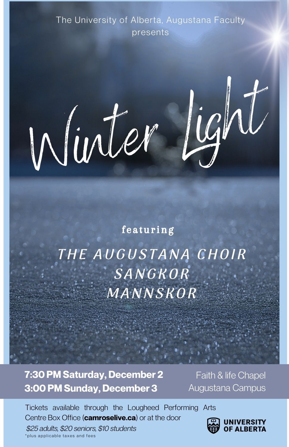poster for event